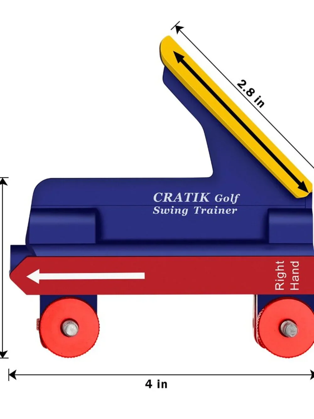 CRATIK Golf Swing Trainer - Swing Training Aid Direction Guides - Improve Swing